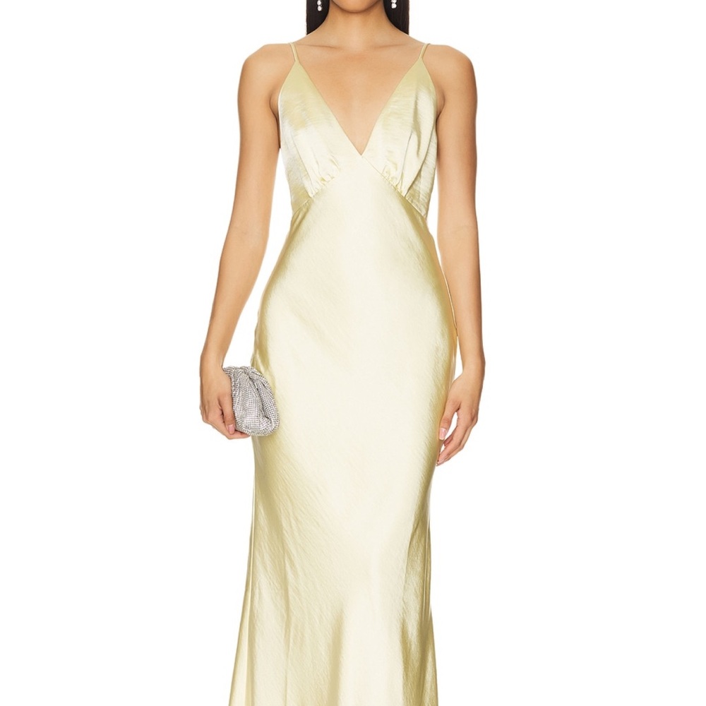 Butter Yellow Evening Gown